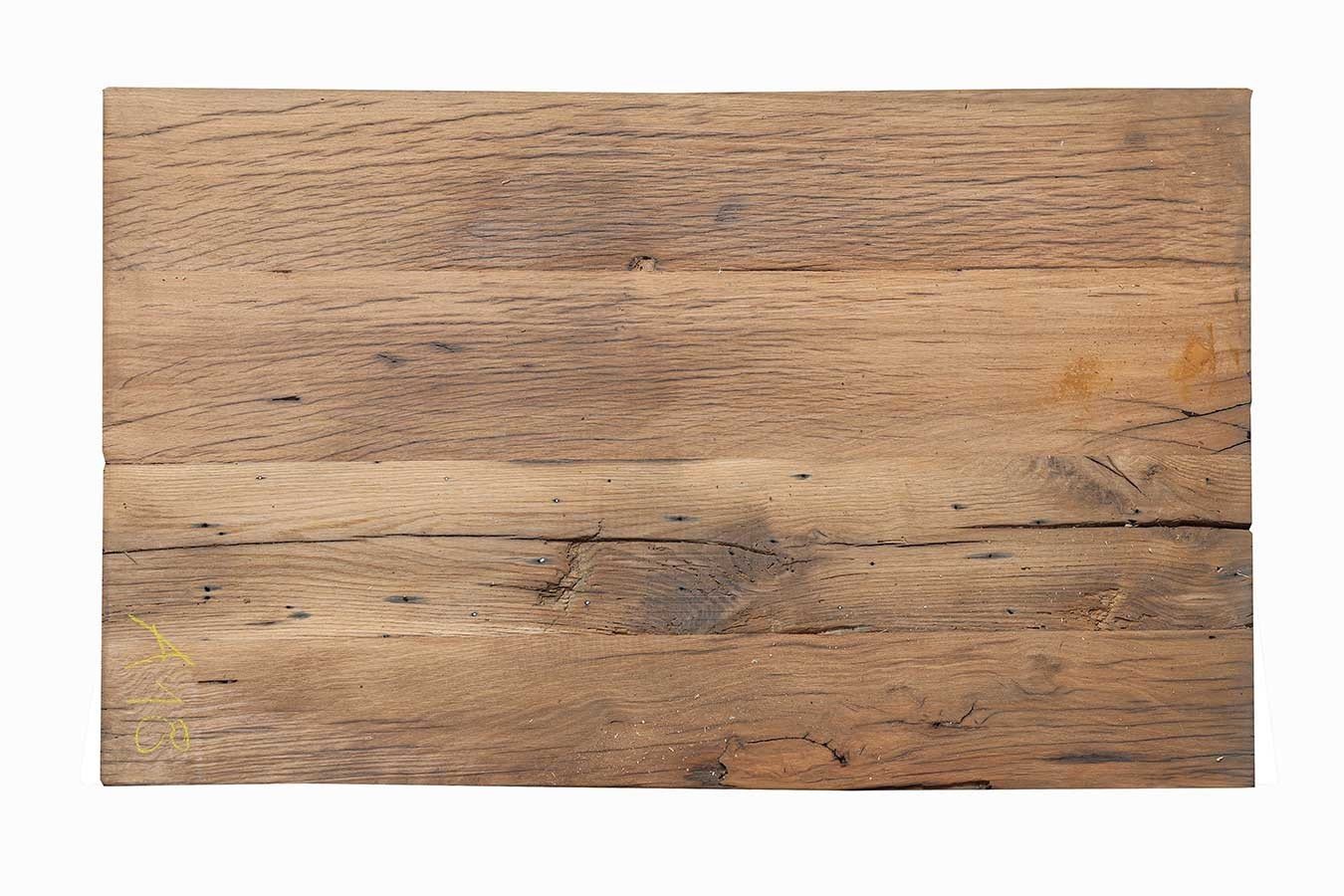 Tischhelden Tischplatte Tischplatte Alteiche recyceltes Massivholz von Tischhelden