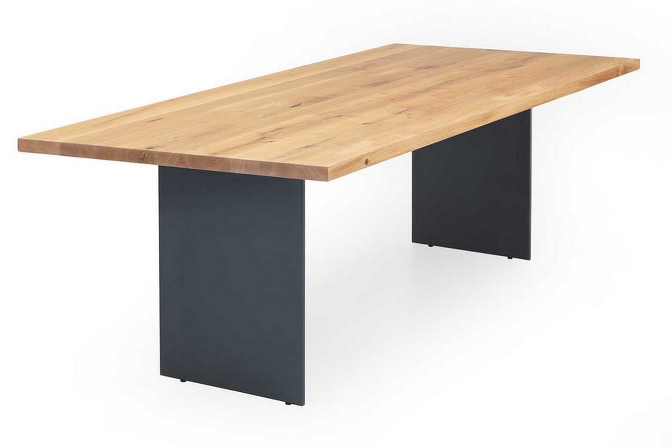 Tischhelden Esstisch Esstisch Eiche Massivholz gerade Kante konfigurier von Tischhelden