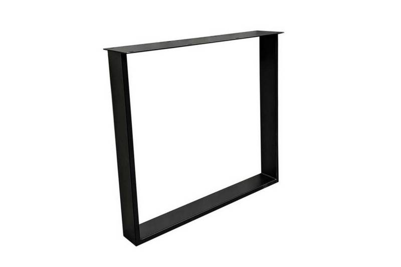 Tischhelden Tischbein Tischgestell U Metall schwarz 2er Set von Tischhelden