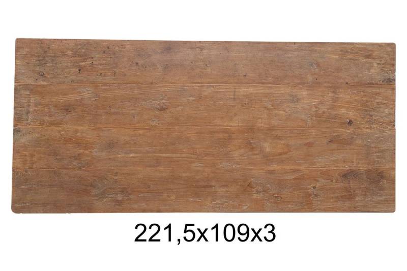 Tischhelden Tischplatte Teakholzplatte Antik 222x100x3 von Tischhelden