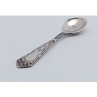 Antiker Jugendstil Salzlöffel 800Er Silber Süßstofflöffel #001 von TischleinDeckDich123