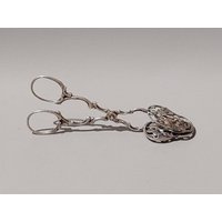 Hildesheimer Rose Gebäckzange 835Er Silber Gebäckheber #s004 von TischleinDeckDich123
