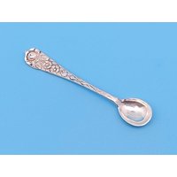Hildesheimer - Rose Salzlöffel 90Er Silber Süßstofflöffel #058 von TischleinDeckDich123