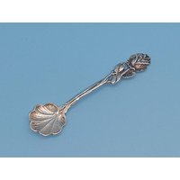 Hildesheimer - Rose Salzlöffel Silber 800Er Süßstofflöffel #001 von TischleinDeckDich123