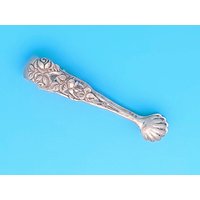 Hildesheimer Rose Zuckerzange 835Er Silber Zuckerheber #s006 von TischleinDeckDich123