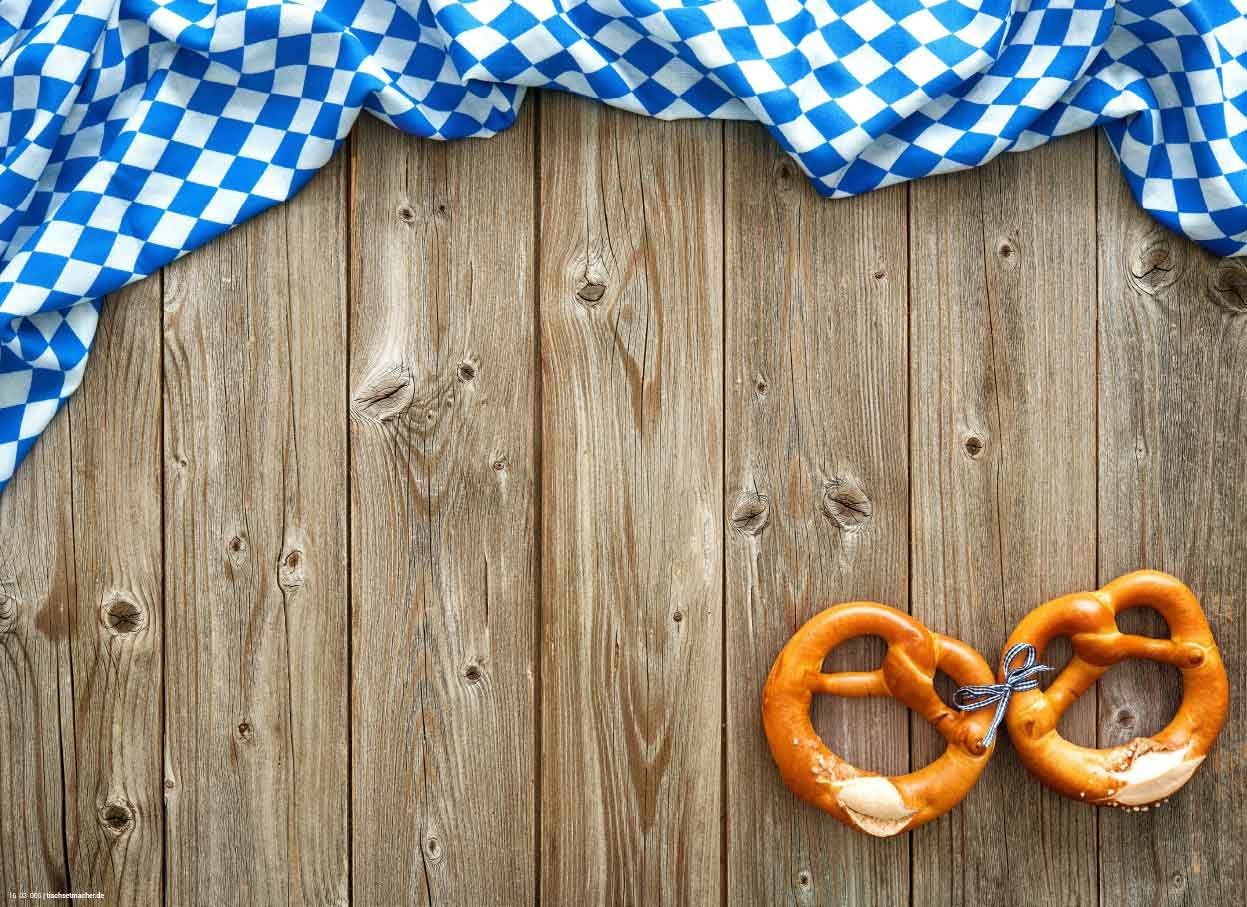 Platzset, Tischsets I Platzsets - Bayern und Oktoberfest Brezeln - 12 Stück aus hochwertigem Papier 44 x 32 cm, Tischsetmacher, (12-St) von Tischsetmacher