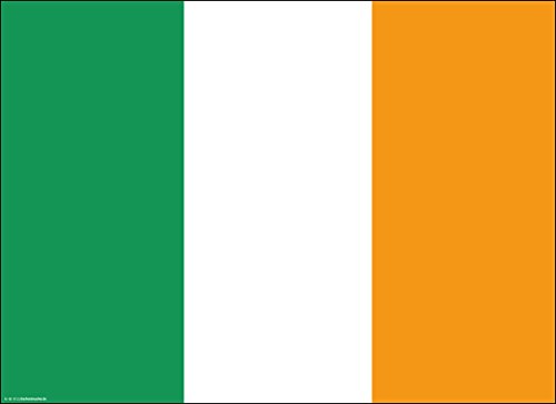 Tischset | Platzset - Irland Flagge - 10 Stück - hochwertige Tischdekoration 44 x 32 cm für Motto-Partys oder irische Abende von Tischsetmacher