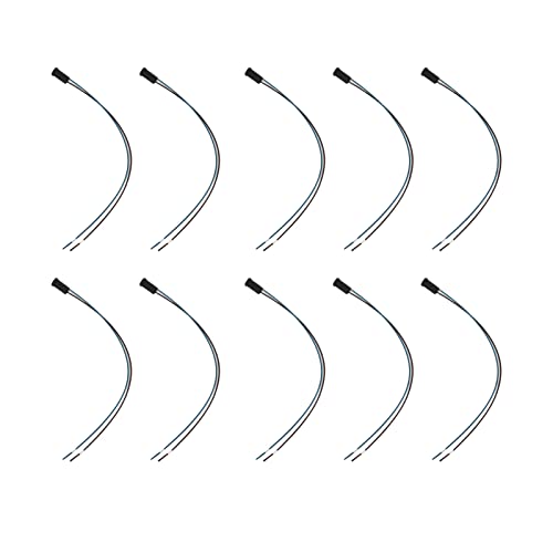 Tissting 10 Stück G4 LED Lampenfassung Silikon LED Lampen Anschlussbeschläge LED Halogenlampenfassung Drahtverbinder Sockel G4 Sockel Adapter für MR16, MR11 von Tissting