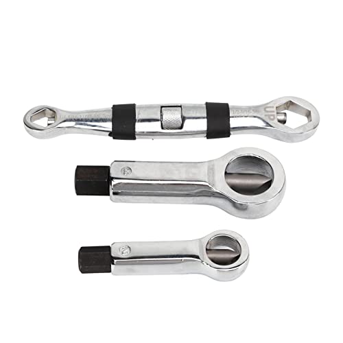 3 Stück Mutter Schrauben Splitter Set Heavy Duty Stahl Verrostete Mutter Breaker, Stahl Mutter Entferner Extraktor Werkzeuge für 12-22mm Spaltung und Entfernen von Rostigen Gebroch von Tissting