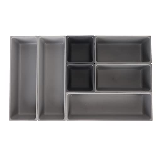 Tissting Erweiterbarer Besteckkasten für Schubladen, 22 x 12 cm Verstellbares Kunststoff Bestecktablett mit 7 Fächern, Küche Besteckschublade Besteckhalter für Löffel, Gabeln, Messer Tissting Erweiterbarer Besteckkasten für Schubladen, 22 x 12 cm Verstellbares Kunststoff Bestecktablett mit 7 Fächern, Küche Besteckschublade Besteckhalter für Löffel, Gabeln, Messer von Tissting