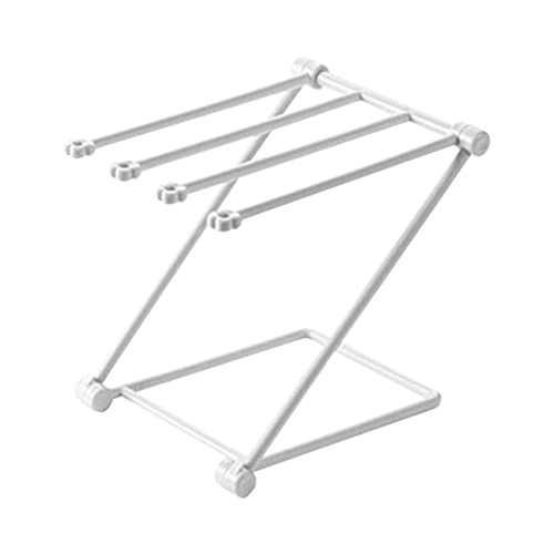 Handtuchhalter Ständer Geschirrtuch Gestell Lumpen Organisator, Geschirrtuch Trockengestell für die Arbeitsplatte Vertikaler Klappbarer 4 Arm Handtuchständer Geschirrtuchhalter für die Küche(Grau) Handtuchhalter Ständer Geschirrtuch Gestell Lumpen Organisator, Geschirrtuch Trockengestell für die Arbeitsplatte Vertikaler Klappbarer 4 Arm Handtuchständer Geschirrtuchhalter für die Küche(Grau) von Tissting