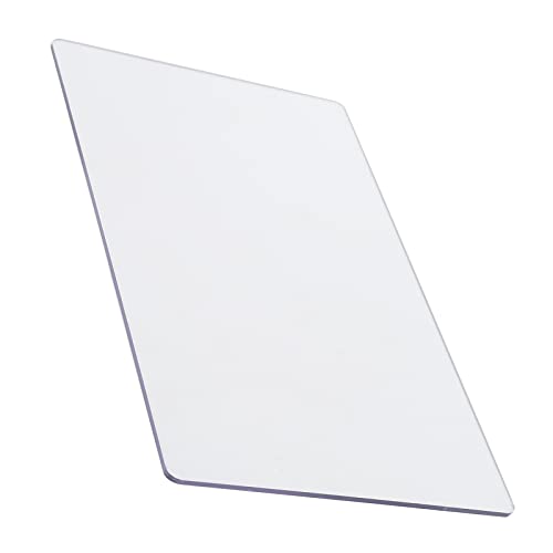 Klare Acryl Schneidpads Transparente Acryl Stanzplatten, 3mm Dicke Embossing Schneidekissen Transparente Stanzplatten für Stanzmaschine Prägung Crafting(7.7 x 5.9 x 0.1in) von Tissting