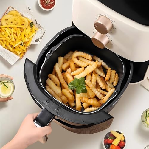 Tissting Kuchen Fass, Luftfritteuse Zubehör Kuchen Wiederverwendbar Kuchenform Brotbackkorb Fritteuse Kuchen Form Kuchenfass Zubehör für HD9925 HD9860 HD9905 01(22cm) von Tissting