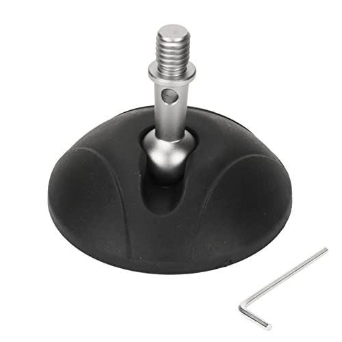 Tissting Möbelfüße 3/8 Zoll Verstellbar, 68mm Durchmesser, 100kg Tragkraft - Verstellbare Nivellierfüße für Schränke, Sofas, Tische und Stühle, Ideal für Stabilität und Mobilität von Tissting