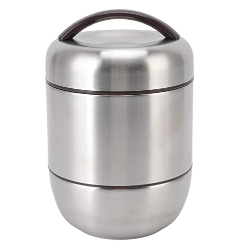 Thermosbehälter Edelstahl mit Henkel, 4 Schicht Isolierung Bento Lunch Box Edelstahl stapelbar Lebensmittel Container 1.5L Kapazität abnehmbare Kombination tragbare Lunch Box für Schule Büro Picknick Thermosbehälter Edelstahl mit Henkel, 4 Schicht Isolierung Bento Lunch Box Edelstahl stapelbar Lebensmittel Container 1.5L Kapazität abnehmbare Kombination tragbare Lunch Box für Schule Büro Picknick von Tissting