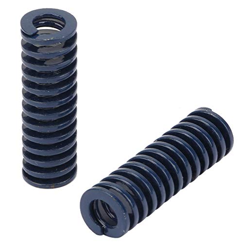 Tissting 2 Stück 3D Druckfeder 10mm OD 5mm ID 70mm Lang Pressform Sterben Frühling Blau Stahl Druckfeder Beheizte Bett Federn für Kompression, Heizung, Bettfeder von Tissting