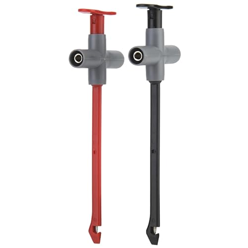 Tissting 2pcs Multimeter -Testclips, Multimeter -Test -Test -Stahlsonden 4mm Bananen -Stecker -Kabel -Kabel -Test P5010 Auto Testing Tool für Auto von Tissting