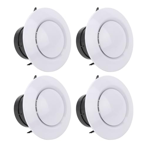 Tissting 4 Stück Entlüftungsabdeckung 68mm Runde Weiß Kunststoff Lüftungsgitter Tellerventil Wohnmobil Entlüftung Grillabdeckung Entlüftungsgitter für Boote, Yachten, Schiffe, RV Tissting 4 Stück Entlüftungsabdeckung 68mm Runde Weiß Kunststoff Lüftungsgitter Tellerventil Wohnmobil Entlüftung Grillabdeckung Entlüftungsgitter für Boote, Yachten, Schiffe, RV von Tissting