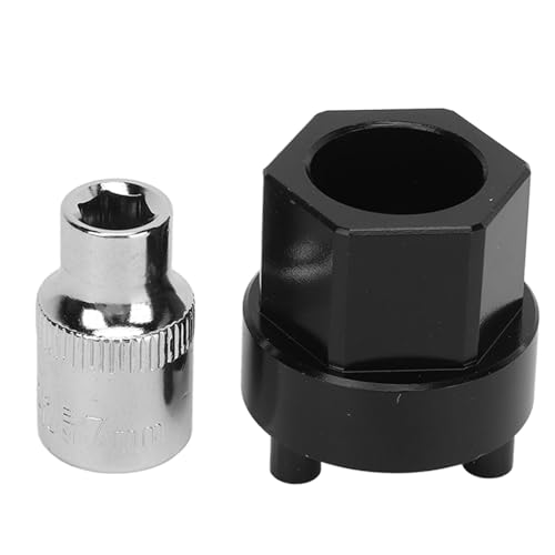 Tissting AC Compressor Clutch Hub Remover, 7mm Stecknuss 3/8 Zoll Antrieb für Kupplungslose Kompressoren 5SE09C 5SE12C 5SEL12C 5SL12C 6SEL14C, Kompressor Clutch Hub Werkzeug Tissting AC Compressor Clutch Hub Remover, 7mm Stecknuss 3/8 Zoll Antrieb für Kupplungslose Kompressoren 5SE09C 5SE12C 5SEL12C 5SL12C 6SEL14C, Kompressor Clutch Hub Werkzeug von Tissting