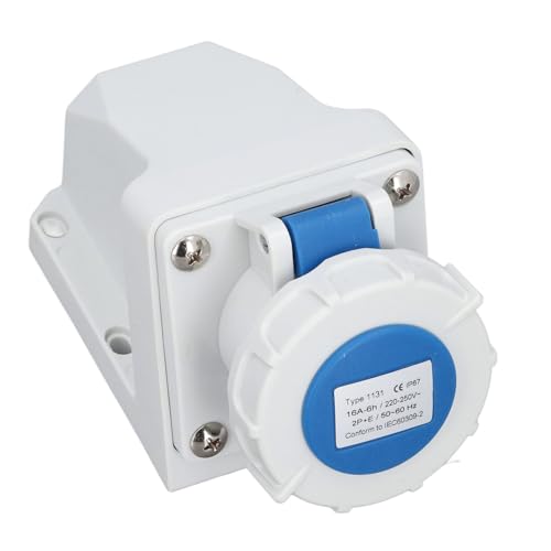 Tissting CEE Steckdose 3 Polig 16A 220V IP67 Wasserdicht - Industrielle Stromversorgung für Fabriken und Werkstätten, Schnelle Installation, Stabile Stromversorgung Tissting CEE Steckdose 3 Polig 16A 220V IP67 Wasserdicht - Industrielle Stromversorgung für Fabriken und Werkstätten, Schnelle Installation, Stabile Stromversorgung von Tissting