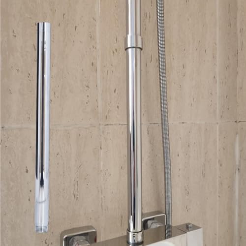 Tissting Duschverlängerungsrohr, Duschkopf Verlängerungsarm Edelstahl Dusch Verlängerungsrohr 30cm/12 Zoll Badezimmer Duschkopf Verlängerungsarm G1/2 Zoll Handbrause Extender Badzubehör Tissting Duschverlängerungsrohr, Duschkopf Verlängerungsarm Edelstahl Dusch Verlängerungsrohr 30cm/12 Zoll Badezimmer Duschkopf Verlängerungsarm G1/2 Zoll Handbrause Extender Badzubehör von Tissting