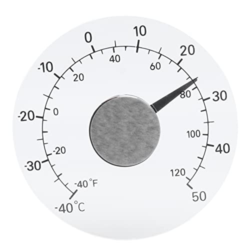 Tissting Fensterthermometer Für Den Außenbereich, Selbstklebendes Transparentes Wasserdichtes Temperaturüberwachungsthermometer Für Das Fenster auf Dem Bauernhof von Tissting