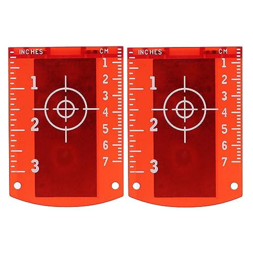 Tissting Magnetische Laserzielplatte aus ABS-Kunststoff, Reflektierende Folie 10x7cm mit Zentrumsmarkierung für präzise Messung, Kompatibel mit Rotationslaser und Lasermessgeräte Tissting Magnetische Laserzielplatte aus ABS-Kunststoff, Reflektierende Folie 10x7cm mit Zentrumsmarkierung für präzise Messung, Kompatibel mit Rotationslaser und Lasermessgeräte von Tissting