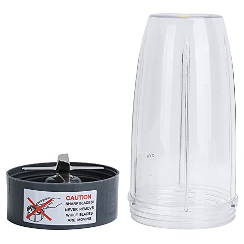 Tissting Mixer Ersatzklinge mit Kreuzklinge Extraktor, 32OZ Becher kompatibel mit 600W 900W Mixer, ABS Edelstahl BPA-frei, großes Volumen für Obst Gemüsesaft von Tissting