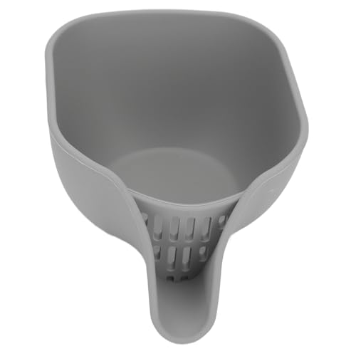 Tissting Multifunktionaler Abtropfkorb mit Trichter, Ausziehbarer Abtropfkorb für die Küchenspüle Abtropfkorb aus Silikon mit Ausguss zum Waschen von Obst, Gemüse und Salat (Gray) von Tissting