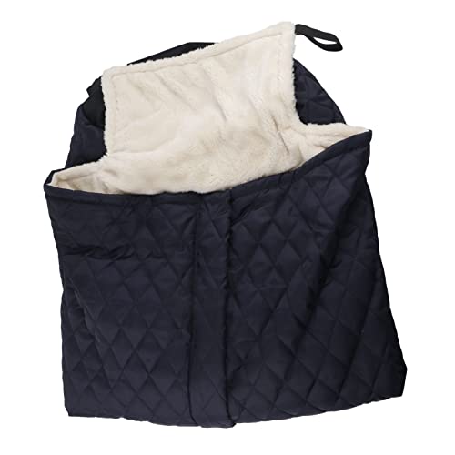 Tissting Rollstuhl Fleecedecke fur Outdoor, Leichte Rollstuhl Decke mit Reißverschluss und Zotten, Dicke, Warme Rollstuhl Fleece Wickel Decke Zubehör für den älteren Patienten(Schwarz) von Tissting