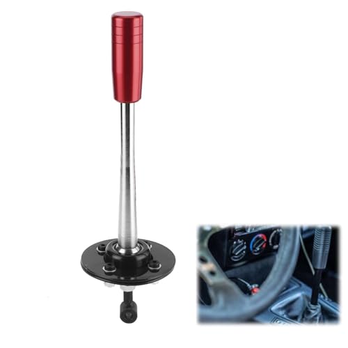 Tissting Short Shifter Auto, Einstellbarer Short Shift Stick mit Knopfs, Aluminium, Praktische Modifikation für E30 E36 E46 von Tissting