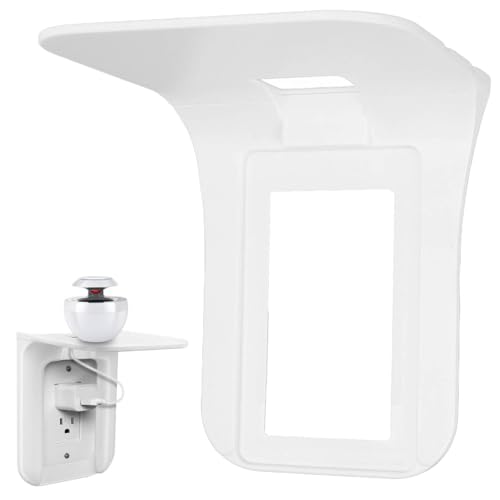 Tissting Wall Outlet Regal, Wandausgangsgelieferungslader Ladeloch -Loch -Steckdosen -Wand Organizer ABS Single Socket Regal für intelligentes Zuhause von Tissting