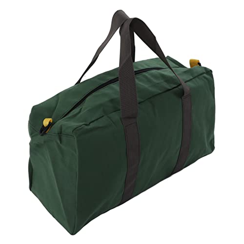 Werkzeugtasche Große Leer Tragbare Leinwand Wasserdicht Tool Bag mit Griff, 50 x 19 x 26 cm Mehrzweck Werkzeugkoffer Elektriker Zimmerei Werkzeug Organizer Tasche von Tissting