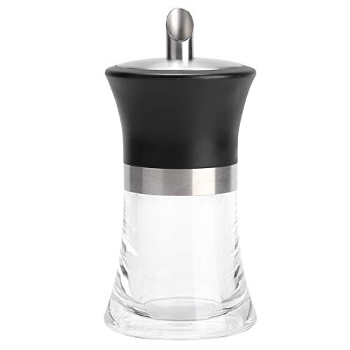 Zucker Spender 100ML Acryl Zuckerstreuer Zuckerdose Gewürz Lagerung Flasche Salzstreuer Glas Kaffee Gewürze Veranstalter Flasche Edelstahl Küche Zubehör（ 15 * 7 * 7 cm/5,9 * 2,8 * 2,8 Zoll ） von Tissting