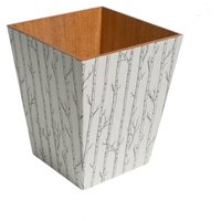 Silver Trees Papierkorb Aus Holz Handgefertigt Uk Häuser Und Hotels von TissueBoxCompany