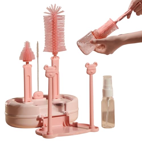 Tisujune Baby Flaschen Bürsten Set,Reise Flaschenbürste Set - Sauger Strohhalm Reiniger Werkzeug Mit Trockengestell Für Trinkbecher Teekannen Wassergläser Rohre Tisujune Baby Flaschen Bürsten Set,Reise Flaschenbürste Set - Sauger Strohhalm Reiniger Werkzeug Mit Trockengestell Für Trinkbecher Teekannen Wassergläser Rohre von Tisujune
