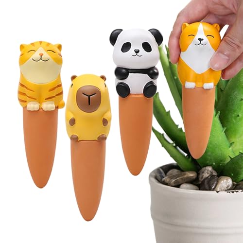 Tisujune Bewässerungsspitzen - Bewässerungshilfe Für Pflanzgefäße Indoor | 4er Set Automatische Bewässerer für Garten, Drinnen, Gemüsegärten und Draußen Tisujune Bewässerungsspitzen - Bewässerungshilfe Für Pflanzgefäße Indoor | 4er Set Automatische Bewässerer für Garten, Drinnen, Gemüsegärten und Draußen von Tisujune