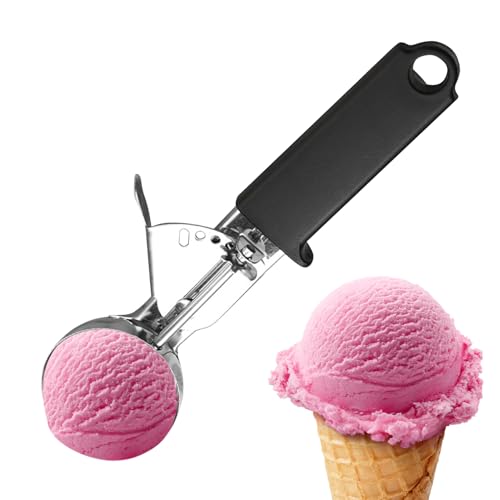 Tisujune Eisportionierer | Eisportionierer mit Auslöser | Melonenballer ergonomischer Lebensmittelverteiler Küche Dessert Backwerkzeug für Haushalt Gewerbe Picknick von Tisujune
