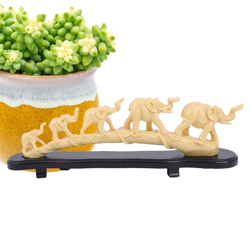 Tisujune Elefanten Statue,Elefanten Skulpturen Figur | Resin Deko Tier Kollektion Für Schreibtisch Bücherregal Wohnung Fest Hochzeit Wohnzimmer Eingangsbereich Tisujune Elefanten Statue,Elefanten Skulpturen Figur | Resin Deko Tier Kollektion Für Schreibtisch Bücherregal Wohnung Fest Hochzeit Wohnzimmer Eingangsbereich von Tisujune