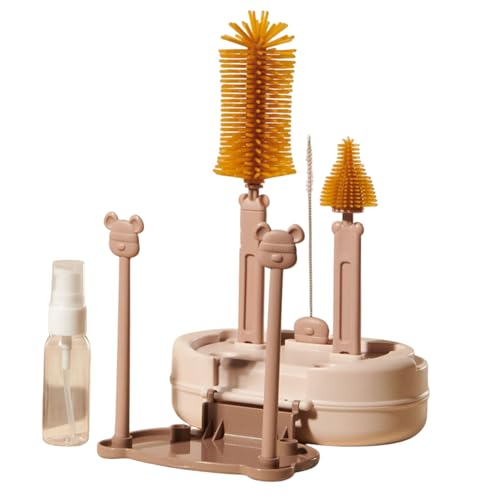 Tisujune Flaschenbürsten Set Mit Aufbewahrungsbox | Reise Flaschenbürste Set | Sauger Strohhalm Reiniger Werkzeug Mit Trockengestell Für Trinkbecher Teekannen Wassergläser Rohre Tisujune Flaschenbürsten Set Mit Aufbewahrungsbox | Reise Flaschenbürste Set | Sauger Strohhalm Reiniger Werkzeug Mit Trockengestell Für Trinkbecher Teekannen Wassergläser Rohre von Tisujune