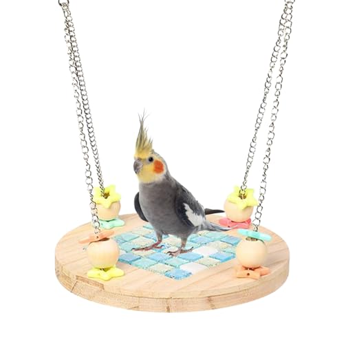 Tisujune Hängematte - Vogelhängematte mit Kühlkissen | Abnehmbare Schlafschaukel, Beißfestes Käfigspielzeug für Sittiche Kanarienvögel Unzertrennliche Nymphensittiche zum Ruhen Spielen und Tisujune Hängematte - Vogelhängematte mit Kühlkissen | Abnehmbare Schlafschaukel, Beißfestes Käfigspielzeug für Sittiche Kanarienvögel Unzertrennliche Nymphensittiche zum Ruhen Spielen und von Tisujune