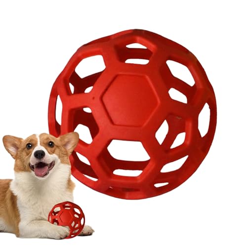 Tisujune Hundespielzeug Ball | Kauspielzeug Für Apportierspiele | Hochspringender Gummi Ball Interaktives Spiel Für Kauen Indoor Unterhaltung Apportieren Training Zahnen Outdoor Spielzeit Bewegung von Tisujune
