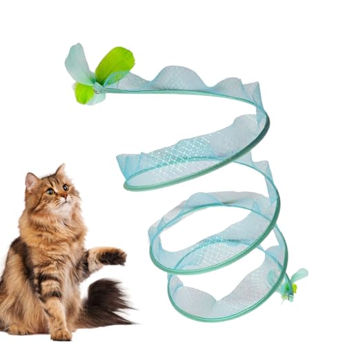 Tisujune Katzen Spieltunnel, S-förmige Katzen Spielröhren, Interaktiver Tragbarer Übungstunnel Mit Feder Und Glöckchen Für Mehrkatzenhaushalte Jagdtraining Reisen Bereicherung Tisujune Katzen Spieltunnel, S-förmige Katzen Spielröhren, Interaktiver Tragbarer Übungstunnel Mit Feder Und Glöckchen Für Mehrkatzenhaushalte Jagdtraining Reisen Bereicherung von Tisujune