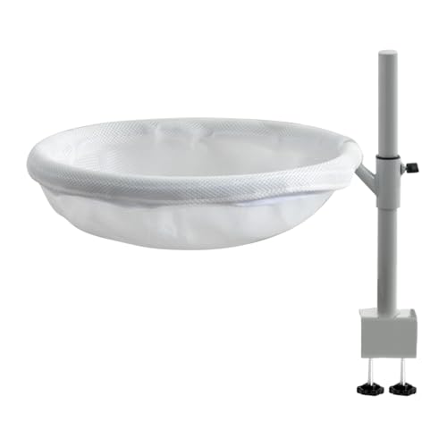 Tisujune Katzenplatz Schreibtisch - Katzenbett Schreibtischauflage - 360° Drehbar Möbel Deko Hängematte Nest Abnehmbarer Bezug Kleintiere von Tisujune