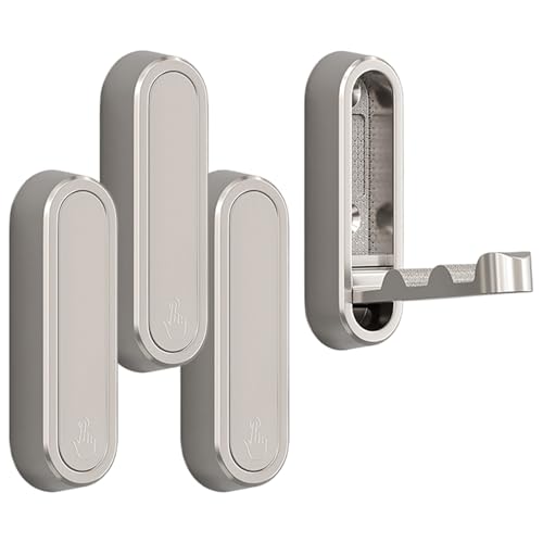 Tisujune Klappbare Wandhaken | Klappbarer Wandhaken für die Garage,Robuster Kleiderbügel 4 Stück Mit Organizer Für Handtücher Mäntel Taschen Hüte Schlüssel Tisujune Klappbare Wandhaken | Klappbarer Wandhaken für die Garage,Robuster Kleiderbügel 4 Stück Mit Organizer Für Handtücher Mäntel Taschen Hüte Schlüssel von Tisujune