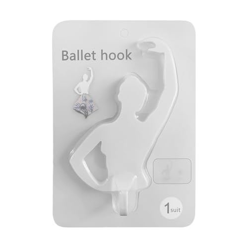 Tisujune Klebehaken für die Wand,Garderobenhaken Mit Ballett-Tanz-Design - Praktischer Organizer Für Schlafzimmer Küche Badezimmer Flur Zum Aufhängen Von Taschen Mützen Schals Tisujune Klebehaken für die Wand,Garderobenhaken Mit Ballett-Tanz-Design - Praktischer Organizer Für Schlafzimmer Küche Badezimmer Flur Zum Aufhängen Von Taschen Mützen Schals von Tisujune