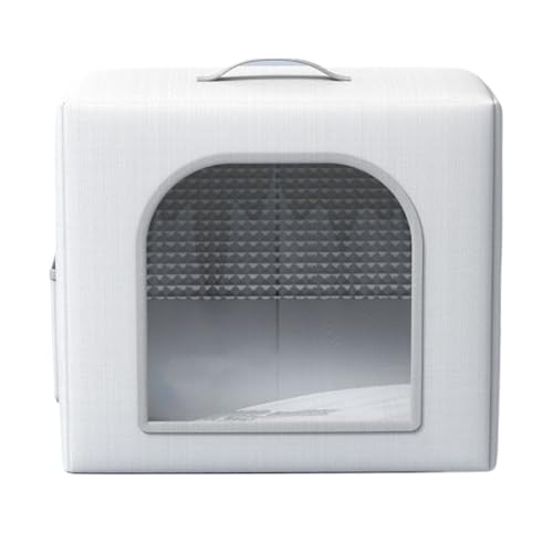 Tisujune Kühlendes Katzenhaus,Faltbares Kühlhaus Für Katzen Und Hunde - Tragbarer Haustier Unterschlupf Mit Kühlkissen Und Polsterbett Für Wohnung Balkon Terrasse Reise von Tisujune