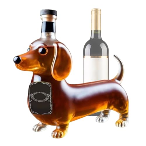 Tisujune Liquor Flasche,Leere Flaschen für Whiskey in Dackelform | Sammlerstück Dekanter Geschenkidee Für Wohnzimmer Einweihungsparty Geburtstag Tisujune Liquor Flasche,Leere Flaschen für Whiskey in Dackelform | Sammlerstück Dekanter Geschenkidee Für Wohnzimmer Einweihungsparty Geburtstag von Tisujune