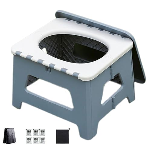 Tisujune Outdoor Toilette Für Camping,Camping WC | Klappbarer Hocker Zubehör Für Wandern Boot Trekking Zelt Dusche Reise Auto Tisujune Outdoor Toilette Für Camping,Camping WC | Klappbarer Hocker Zubehör Für Wandern Boot Trekking Zelt Dusche Reise Auto von Tisujune