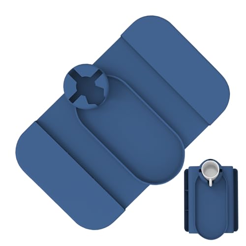 Tisujune Sofa Armablage,Silicontablett Für Sessel - Auslaufsicherer Getränkehalter Handyablage Ablage mit Seitentaschen für Relaxsessel Wohnzimmer Alltag Krankenhaus Outdoor mehrere Tisujune Sofa Armablage,Silicontablett Für Sessel - Auslaufsicherer Getränkehalter Handyablage Ablage mit Seitentaschen für Relaxsessel Wohnzimmer Alltag Krankenhaus Outdoor mehrere von Tisujune
